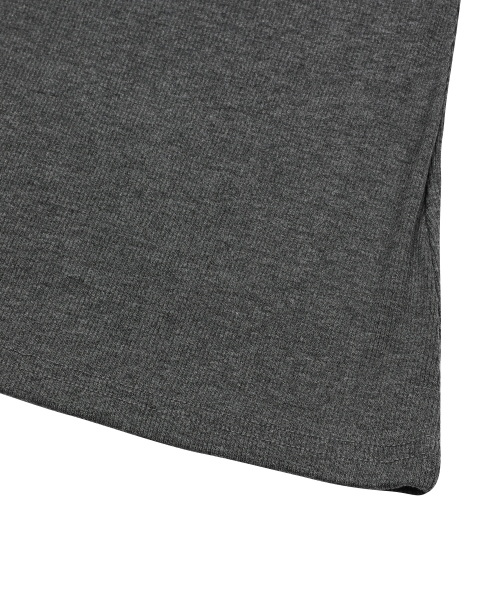 MUCENT(ムセント)の「ニューディホルターネックロングスリーブレストップス(5カラー)(Tシャツ/カットソー・レディース・ホワイト/ブラック/グレー/チャコール/ベージュ・FREE)」の15枚目の写真