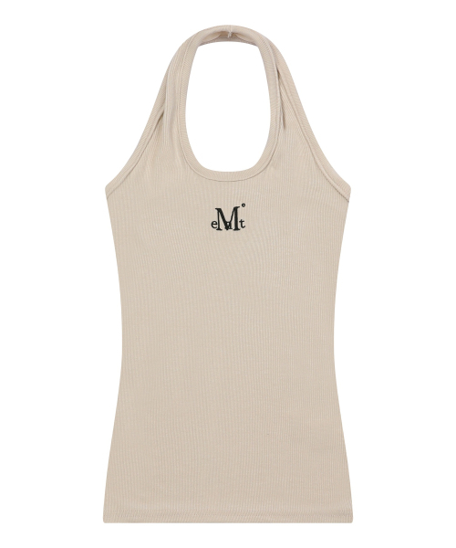 MUCENT(ムセント)の「ニューディホルターネックロングスリーブレストップス(5カラー)(Tシャツ/カットソー・レディース・ホワイト/ブラック/グレー/チャコール/ベージュ・FREE)」の18枚目の写真