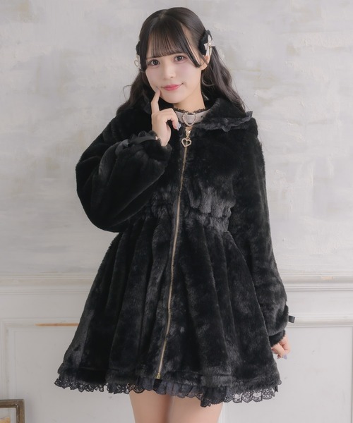 うさ耳ファーコート（その他アウター）｜ROJITA（ロジータ）の