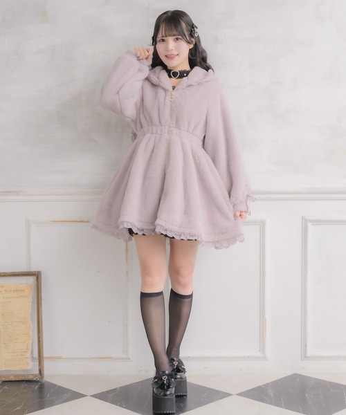 セール】うさ耳ファーコート（その他アウター）｜ROJITA（ロジータ）の