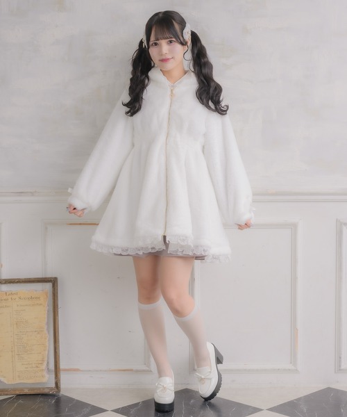 うさ耳ファーコート（その他アウター）｜ROJITA（ロジータ）の