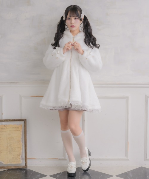 セール】うさ耳ファーコート（その他アウター）｜ROJITA（ロジータ）の