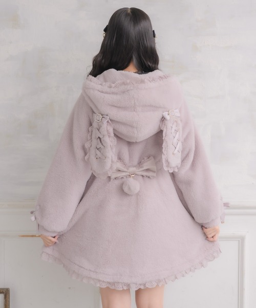 セール】うさ耳ファーコート（その他アウター）｜ROJITA（ロジータ）の