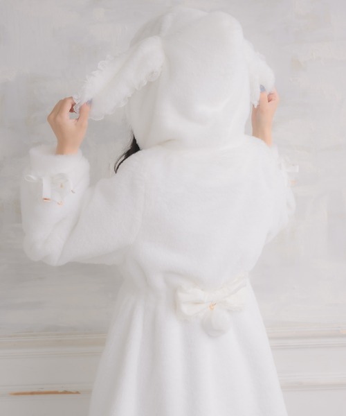 ROJITA（ロジータ）の「うさ耳ファーコート（その他アウター・レディース・ブラック/ホワイト/ピンク・FREE）」の17枚目の写真