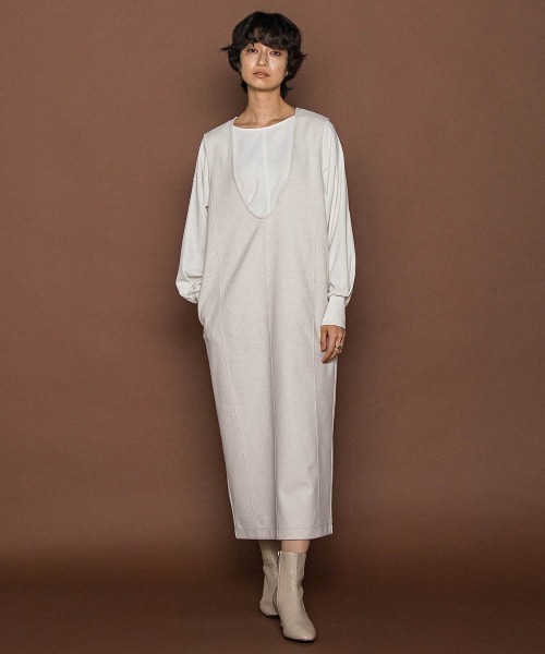 セール】【楽・美・軽】－3kg見えIラインワンピース≪手洗い可能