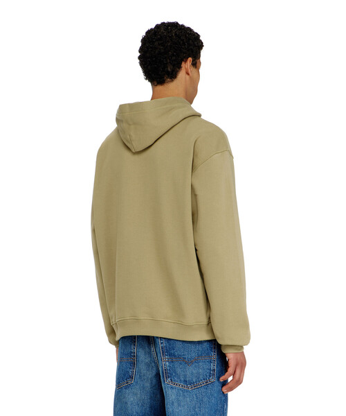 DIESEL(ディーゼル)の「メンズ プルオーバーパーカー S-NORM-HOOD-IOD(パーカー・メンズ・ブラック/ベージュ系その他・LARGE/MEDIUM/SMALL/X-LARGE/X-SMALL/XX-LARGE)」の7枚目の写真