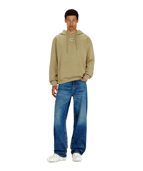 DIESEL(ディーゼル)の「メンズ プルオーバーパーカー S-NORM-HOOD-IOD(パーカー・メンズ・ブラック/ベージュ系その他・LARGE/MEDIUM/SMALL/X-LARGE/X-SMALL/XX-LARGE)」の8枚目の写真
