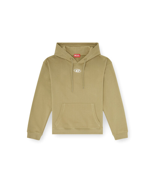 DIESEL(ディーゼル)の「メンズ プルオーバーパーカー S-NORM-HOOD-IOD(パーカー・メンズ・ブラック/ベージュ系その他・LARGE/MEDIUM/SMALL/X-LARGE/X-SMALL/XX-LARGE)」の9枚目の写真