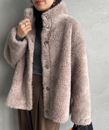 MICA&DEAL（マイカ＆ディール）の「[MICA&DEAL/マイカアンドディール] スタンドカラー ボアブルゾン（その他アウター）」