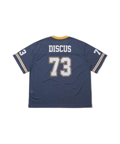 DISCUS ATHLETIC(ディスカス アスレチック)の「ハーフスリーブメッシュフットボールジャージネイビー(Tシャツ/カットソー・メンズ・その他・LARGE/MEDIUM/X-LARGE)」の3枚目の写真
