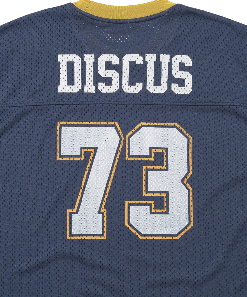 DISCUS ATHLETIC(ディスカス アスレチック)の「ハーフスリーブメッシュフットボールジャージネイビー(Tシャツ/カットソー・メンズ・その他・LARGE/MEDIUM/X-LARGE)」の8枚目の写真