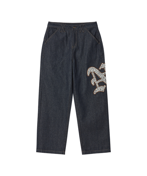 NYXX(エヌワイエックスエックス)の「LETTER N DENIM PANTS BLUE(デニムパンツ・レディース・その他・MEDIUM/SMALL)」の2枚目の写真