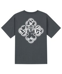 KTG0128 ブラックデス 半袖Tシャツ - グレー