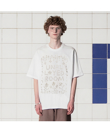 ボタンロゴTシャツ / ホワイト