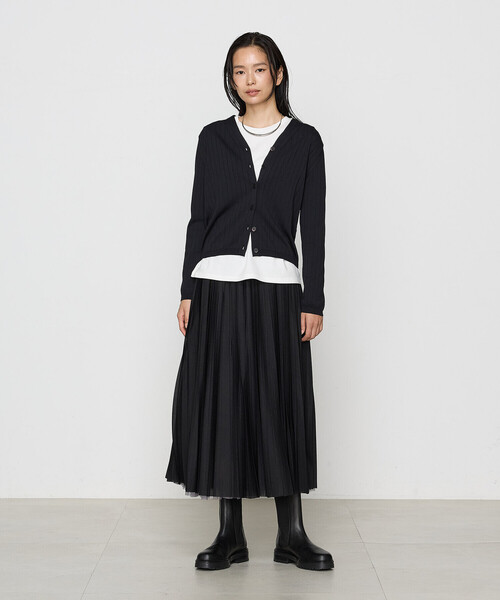 COMME CA(コムサ)の「〔 TALLサイズ 〕 フェザータッチスムース プルオーバー(Tシャツ/カットソー・レディース・ブルー/ブラック/ホワイト・15号)」の4枚目の写真