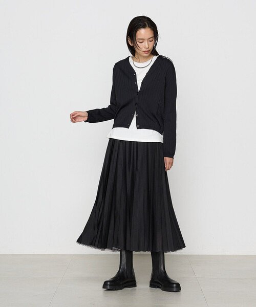 COMME CA(コムサ)の「〔 TALLサイズ 〕 フェザータッチスムース プルオーバー(Tシャツ/カットソー・レディース・ブルー/ブラック/ホワイト・15号)」の5枚目の写真