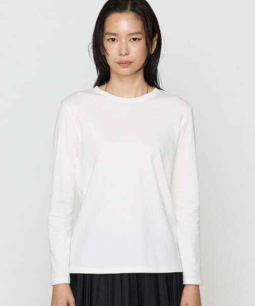 COMME CA(コムサ)の「〔 TALLサイズ 〕 フェザータッチスムース プルオーバー(Tシャツ/カットソー・レディース・ブルー/ブラック/ホワイト・15号)」の18枚目の写真