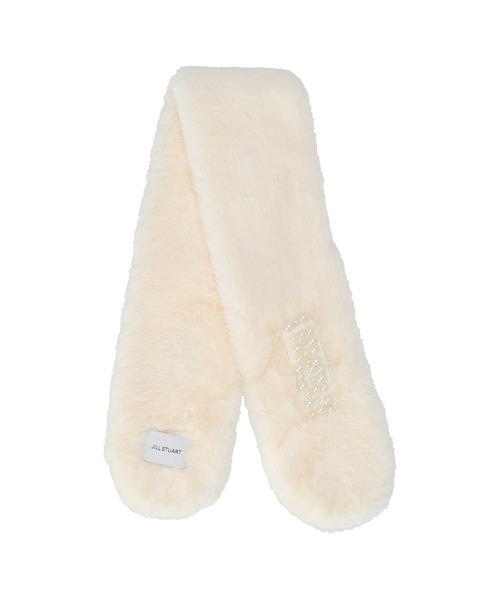 JILL STUART(ジルスチュアート)の「フェイクファー 差込マフラー(マフラー・レディース・ホワイト/ライトグレー/ブラック/ローズ・FREE)」の5枚目の写真