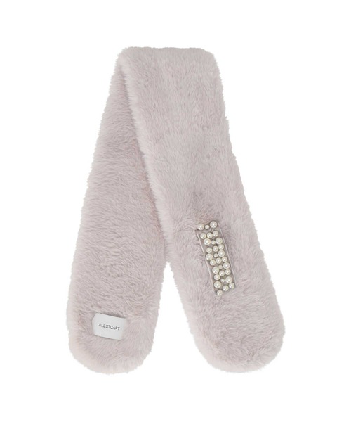 JILL STUART(ジルスチュアート)の「フェイクファー 差込マフラー(マフラー・レディース・ホワイト/ライトグレー/ブラック/ローズ・FREE)」の7枚目の写真