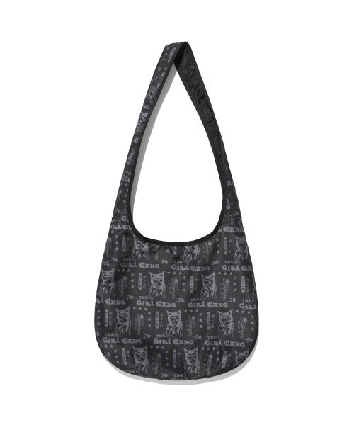 NICE GHOST CLUB(ナイスゴーストクラブ)の「PATTERN PRINTED CROSSBAG_BLACK(NG2FFUAB40A)(メッセンジャーバッグ・レディース・ブラック・F)」の1枚目の写真