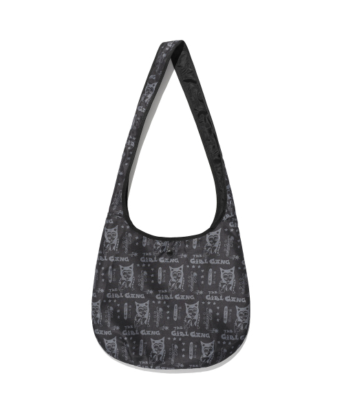 NICE GHOST CLUB(ナイスゴーストクラブ)の「PATTERN PRINTED CROSSBAG_BLACK(NG2FFUAB40A)(メッセンジャーバッグ・レディース・ブラック・F)」の2枚目の写真
