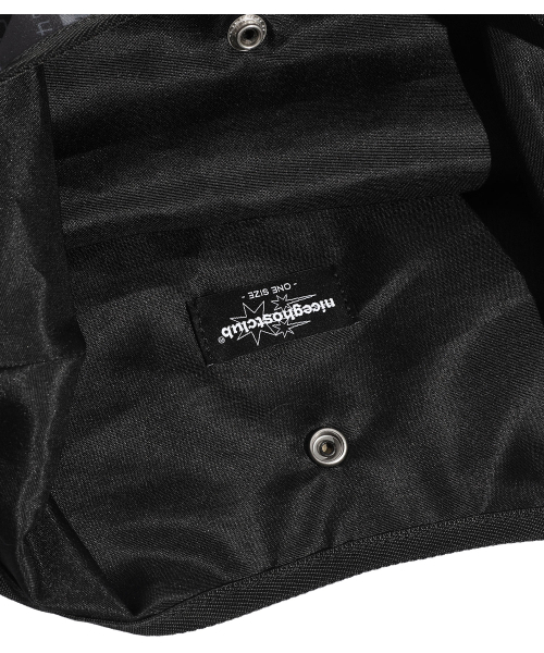 NICE GHOST CLUB(ナイスゴーストクラブ)の「PATTERN PRINTED CROSSBAG_BLACK(NG2FFUAB40A)(メッセンジャーバッグ・レディース・ブラック・F)」の4枚目の写真