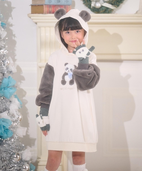 セール】動物パーカ カットワンピース（ワンピース）｜mezzo piano