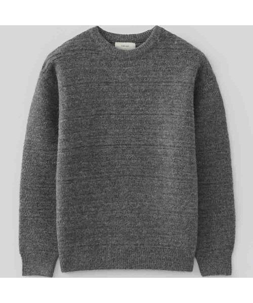 FABREGAT(ファブレガ)の「フロセンアルパカブレンドニット (4COLOR)(ニット/セーター・レディース・チャコール/モスグリーン/ダークブラウン/ベージュ・2/3)」の1枚目の写真