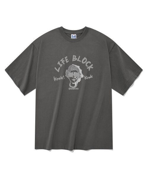 RADINEO(ラディネオ)の「ライフブロック 半袖Tシャツ グレー(Tシャツ/カットソー・メンズ・その他・LARGE/MEDIUM/SMALL/X-LARGE)」の1枚目の写真