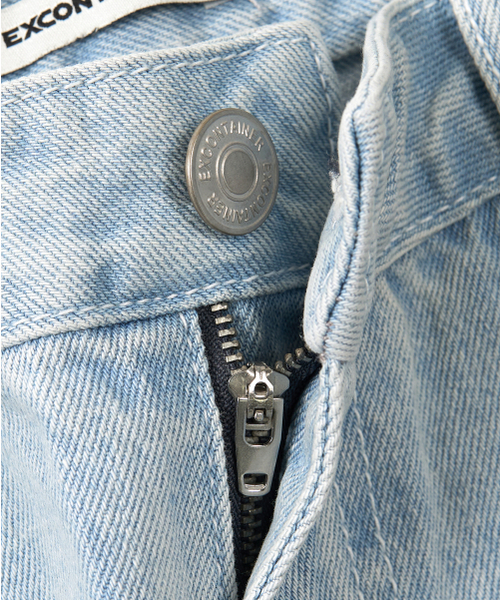 EXCONTAINER(エックスコンテナ)の「WIDE DENIM PANTS (SKY BLUE)(デニムパンツ・メンズ・その他・SMALL/LARGE/X-LARGE/X-SMALL)」の4枚目の写真