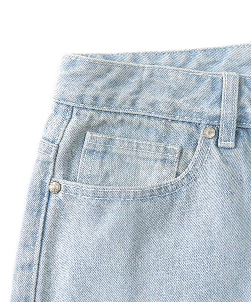 EXCONTAINER(エックスコンテナ)の「WIDE DENIM PANTS (SKY BLUE)(デニムパンツ・メンズ・その他・SMALL/LARGE/X-LARGE/X-SMALL)」の5枚目の写真