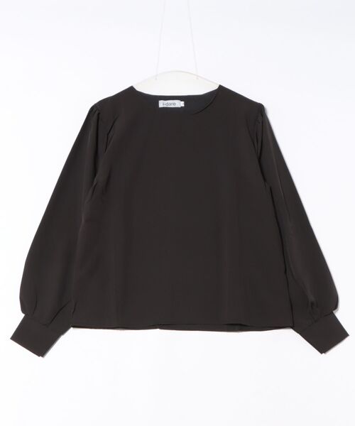 i-dare(アイディア)の「【i-dare】ラウンドネック パフスリーブ 長袖 ブラウス(シャツ/ブラウス・レディース・ホワイト/ブラック/ブルー・LARGE/MEDIUM/SMALL/X-LARGE)」の11枚目の写真