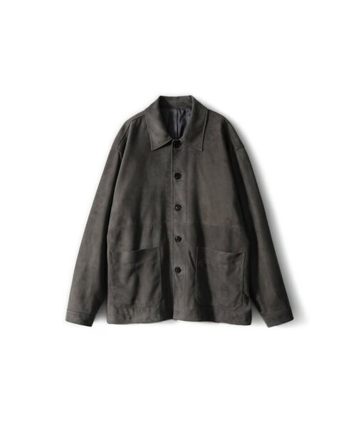 HORLISUN(ホーリーサン)の「Capital Suede Leather Work Jacket Olive(ライダースジャケット・レディース・その他・MEDIUM/LARGE)」の1枚目の写真