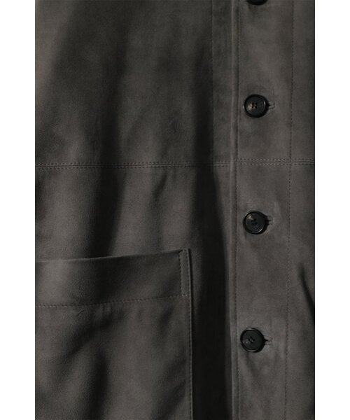 HORLISUN(ホーリーサン)の「Capital Suede Leather Work Jacket Olive(ライダースジャケット・レディース・その他・MEDIUM/LARGE)」の2枚目の写真
