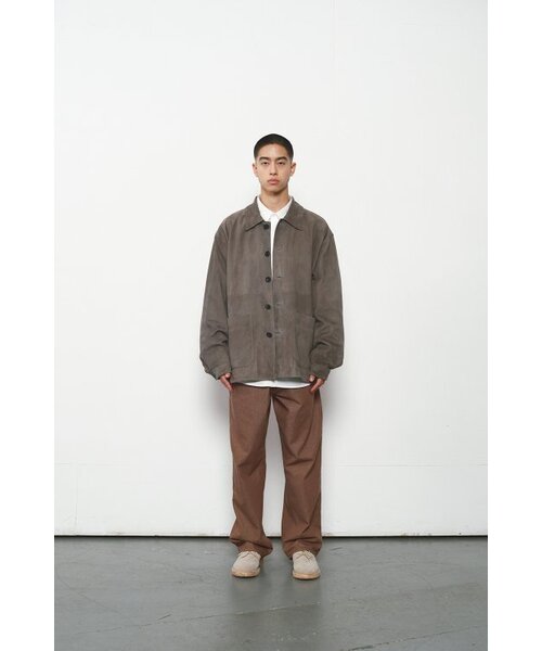 HORLISUN(ホーリーサン)の「Capital Suede Leather Work Jacket Olive(ライダースジャケット・レディース・その他・MEDIUM/LARGE)」の5枚目の写真