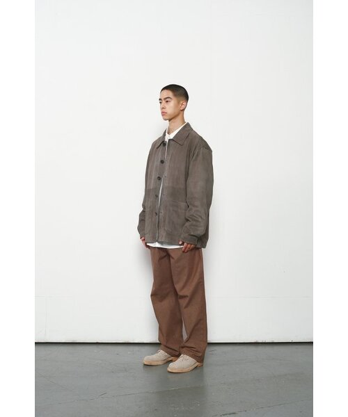 HORLISUN(ホーリーサン)の「Capital Suede Leather Work Jacket Olive(ライダースジャケット・レディース・その他・MEDIUM/LARGE)」の6枚目の写真