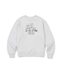[Mmlg] HJ FAMILY SWEAT (ASH GREY)