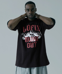 LOFIX（ロフィックス）の「マッスルマン オーバーサイズ 半袖（ブラック）（Tシャツ/カットソー）」