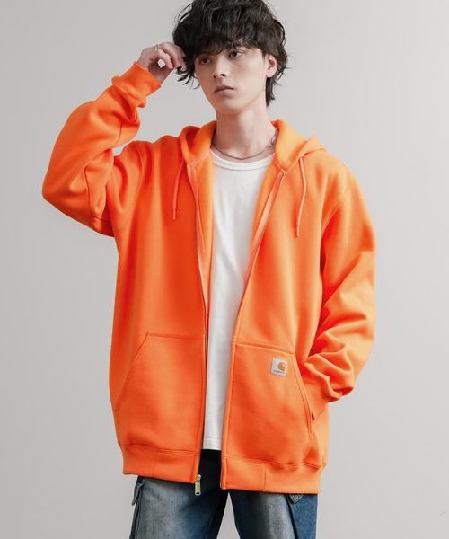 セール】Carhartt カーハート MIDWEIGHT HOODED ZIP-FRONT SWEATSHIRT