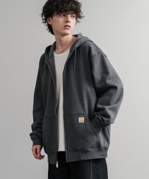 Carhartt グレー ジップアップジャケット ダメージ加工 楽天市場】ダメージ（ブランドカーハート）（メンズファッション）の通販