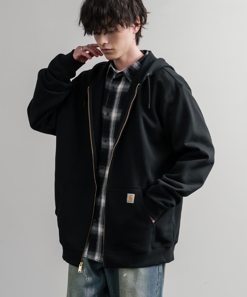 Carhartt カーハート MIDWEIGHT HOODED ZIP-FRONT SWEATSHIRT オーバー