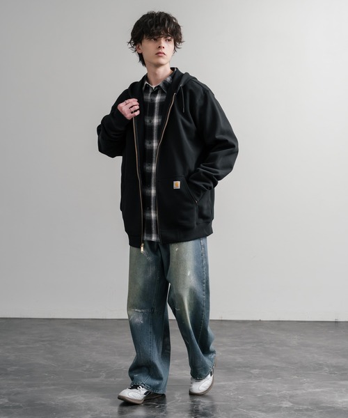 Carhartt カーハート MIDWEIGHT HOODED ZIP-FRONT SWEATSHIRT オーバー