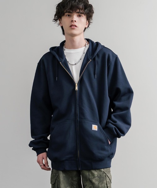 carhartt(カーハート) ダークブルー フード付き ジャンパー carhartt(カーハート) ダークブルー フード付き ジャンパー carhartt