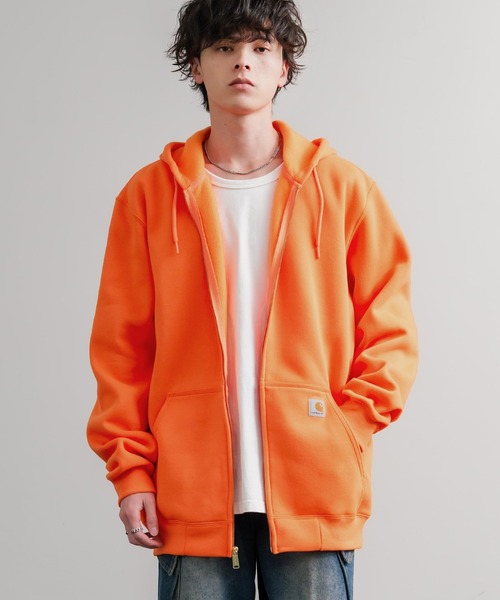 Carhartt カーハート MIDWEIGHT HOODED ZIP-FRONT SWEATSHIRT オーバー