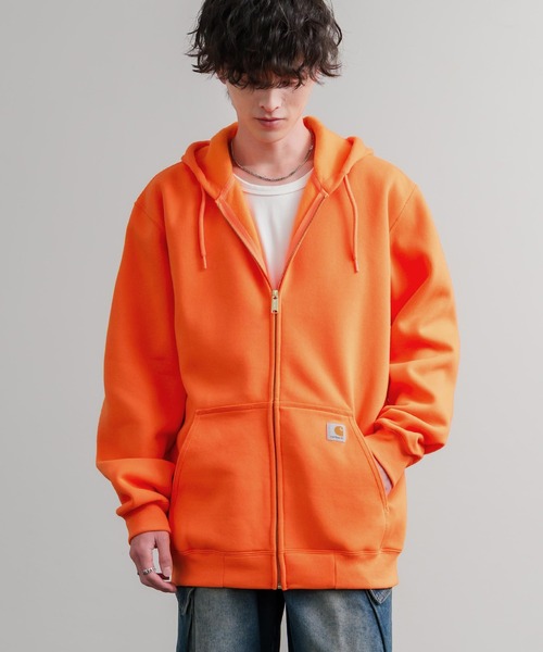 Carhartt パーカー2枚セット グレー＆オレンジ Carhartt パーカー2枚セット グレー＆オレンジ