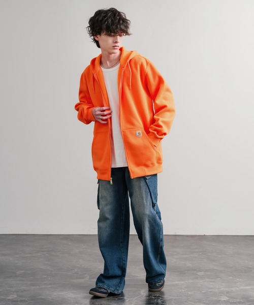 セール】Carhartt カーハート MIDWEIGHT HOODED ZIP-FRONT SWEATSHIRT