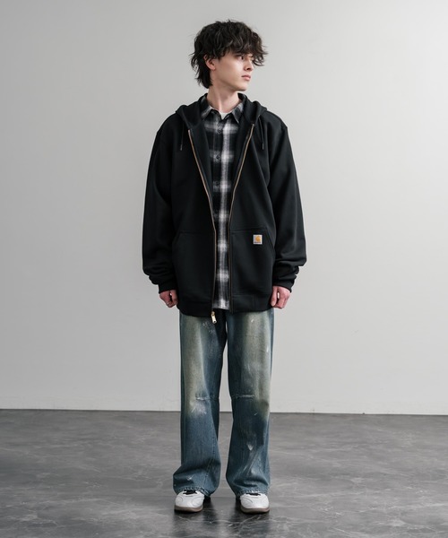 Carhartt カーハート MIDWEIGHT HOODED ZIP-FRONT SWEATSHIRT オーバー Carhartt カーハート MIDWEIGHT HOODED ZIP-FRONT SWEATSHIRT オーバー