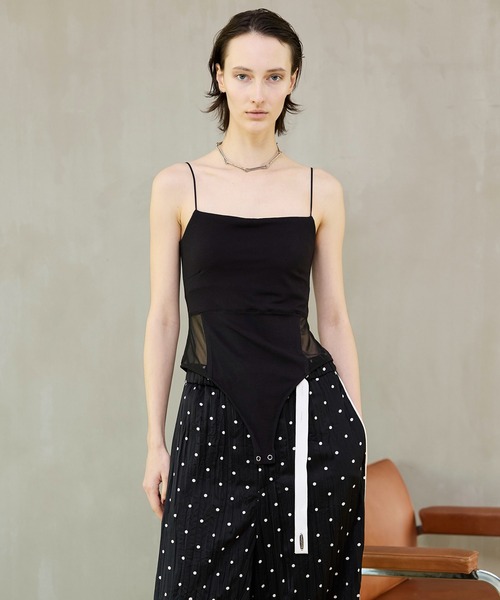 MAISON SPECIAL(メゾンスペシャル)の「Cup-in Inside Sheer Bodysuit/カップインサイドシアーボディスーツ(その他トップス・レディース・ブラック・FREE)」の1枚目の写真