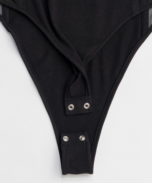 MAISON SPECIAL(メゾンスペシャル)の「Cup-in Inside Sheer Bodysuit/カップインサイドシアーボディスーツ(その他トップス・レディース・ブラック・FREE)」の9枚目の写真