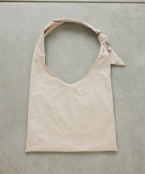 GALLARDAGALANTE（ガリャルダガランテ）の「【2.718】Knotショルダー（トートバッグ・レディース・ライトベージュ/キャメル・FREE）」の9枚目の写真